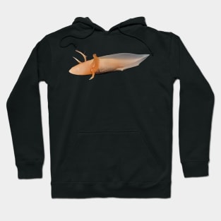 Axolotl digital drawing Hoodie